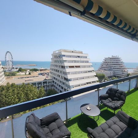 Appartement Lumineux Avec Vue Sur Mer A 50 M De La Plage Et Du Centre ラ・グランド・モット エクステリア 写真