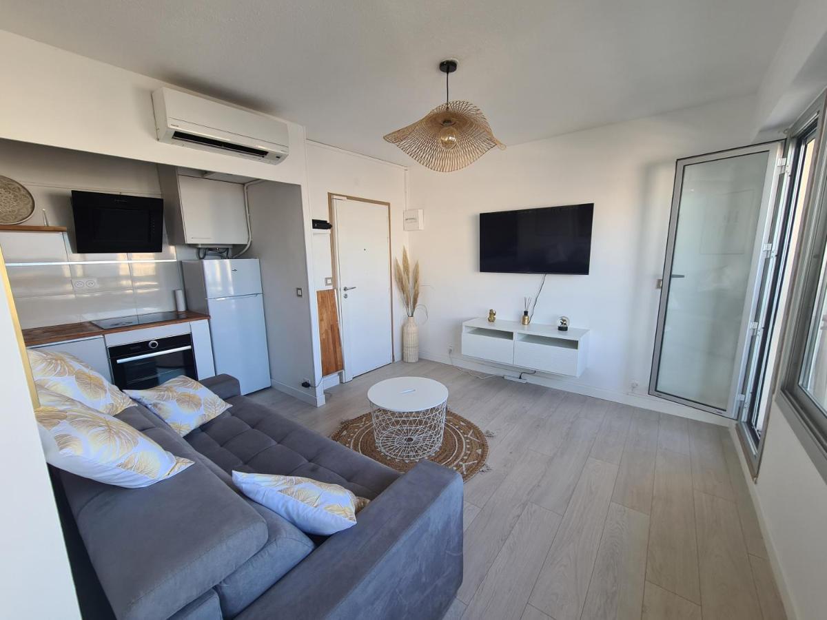 Appartement Lumineux Avec Vue Sur Mer A 50 M De La Plage Et Du Centre ラ・グランド・モット エクステリア 写真