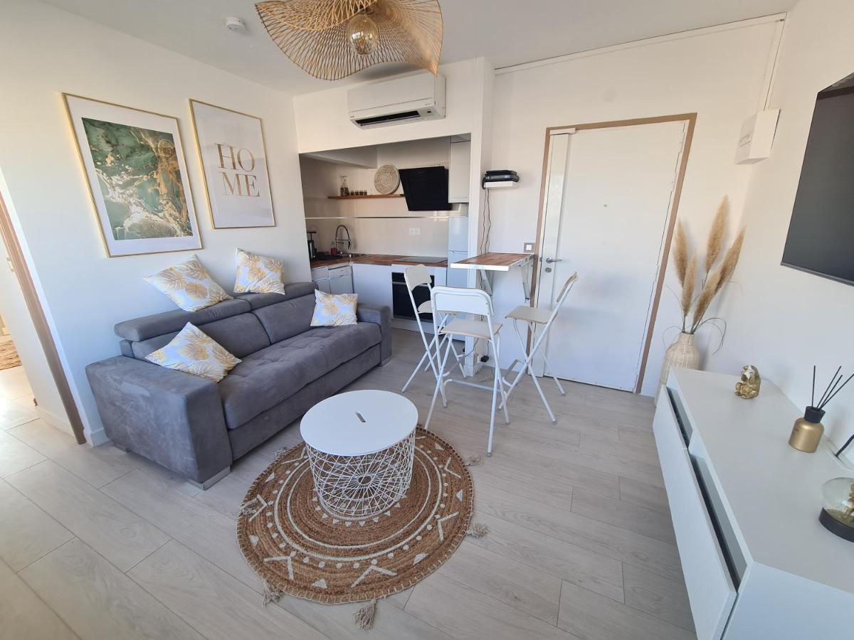 Appartement Lumineux Avec Vue Sur Mer A 50 M De La Plage Et Du Centre ラ・グランド・モット エクステリア 写真
