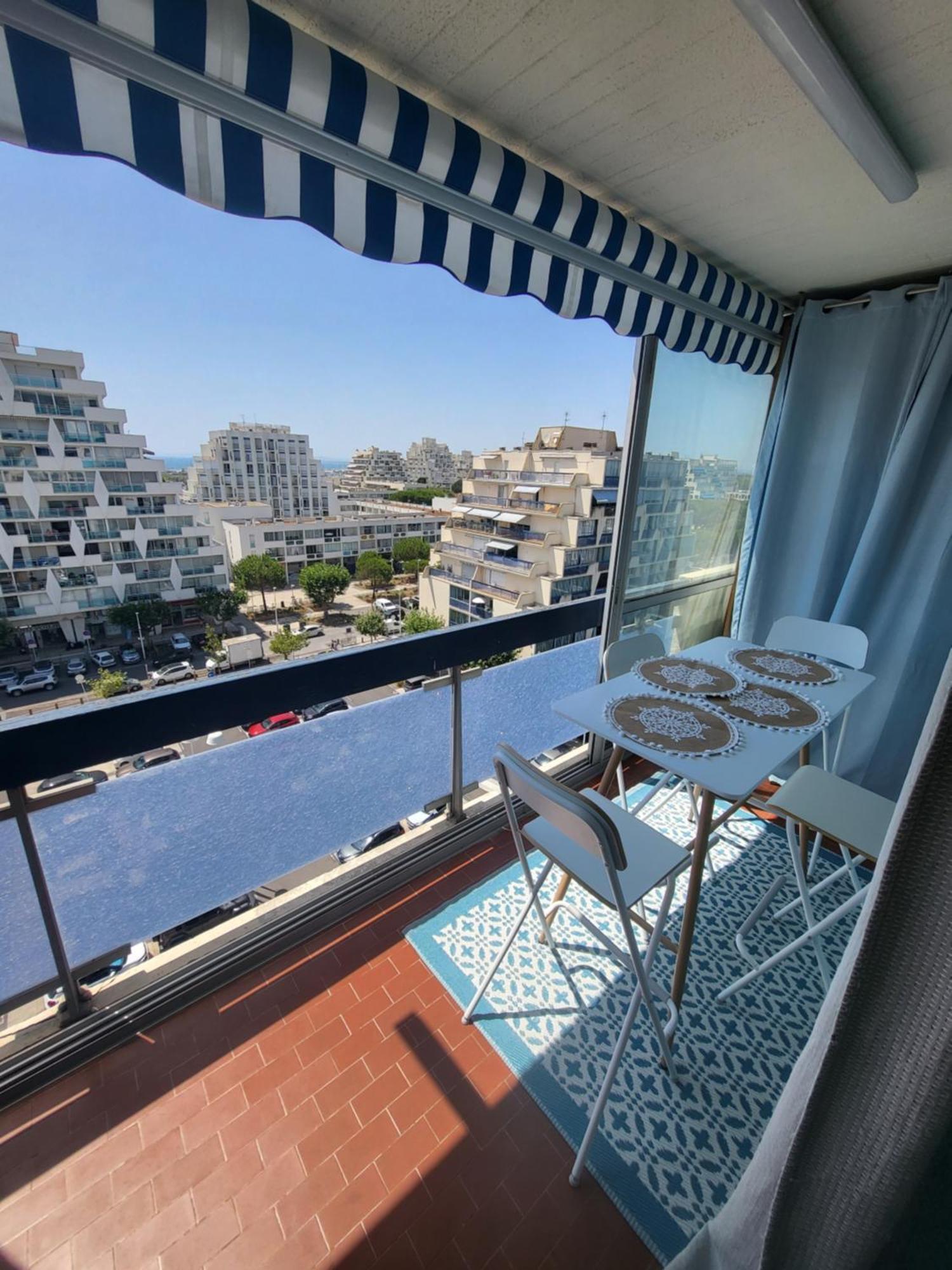 Appartement Lumineux Avec Vue Sur Mer A 50 M De La Plage Et Du Centre ラ・グランド・モット エクステリア 写真